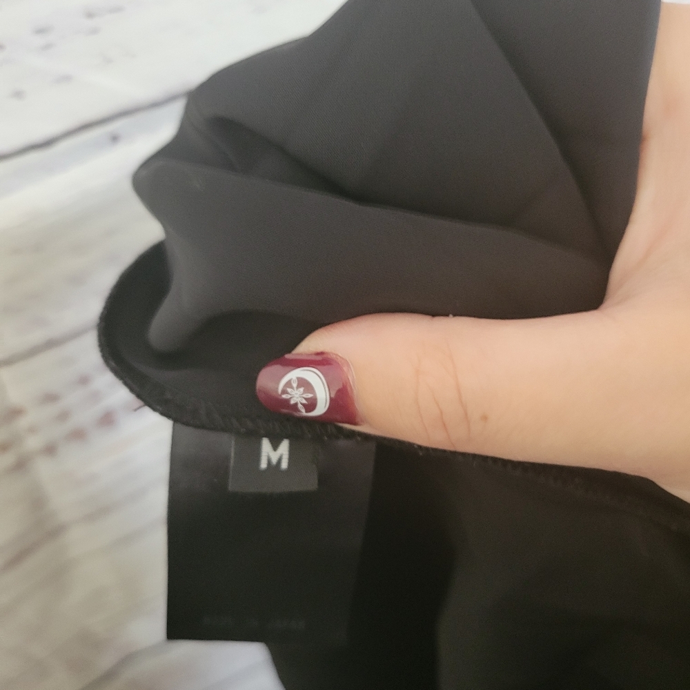 Adeam Black M Ruffle Top - Picture 10 of 11